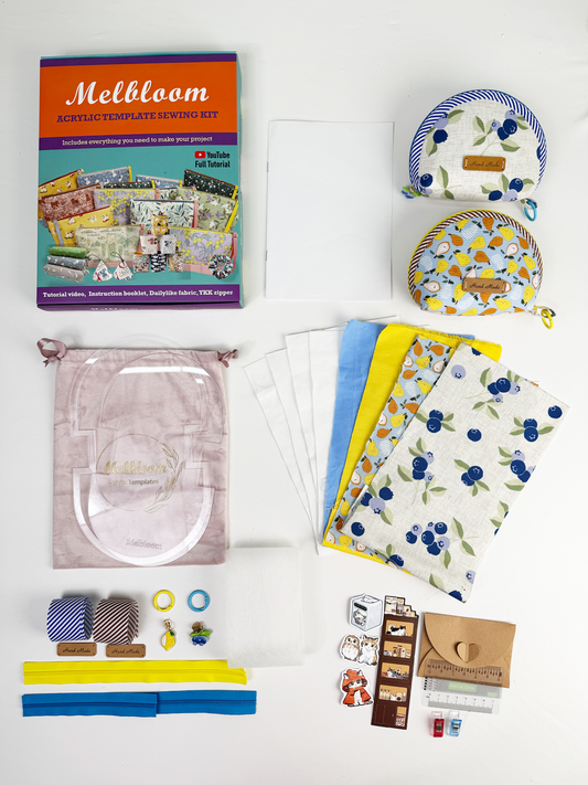 DIY Sewing Kit, Shell Pouch