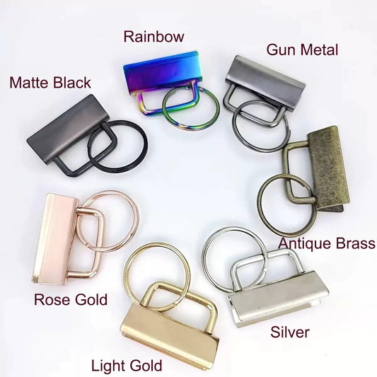 Key Fob Hardware with Key Rings l 5 PCS