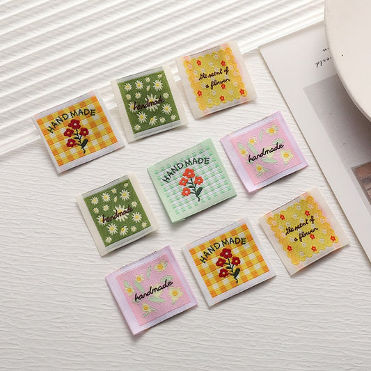 Scent of Flower Woven Labels