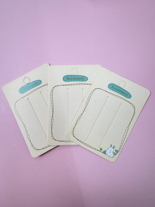 Kraft Paper Hair Clip Display Cards
