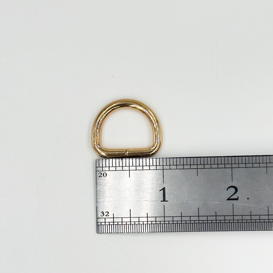 3/4'' Gold D-ring l 4 PCS