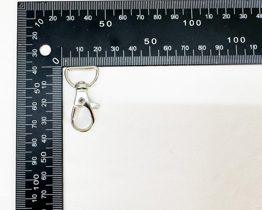 Swivel Lobster Clasp with D Ring l 6PCS