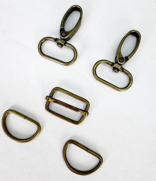 1'' Wide Adjustable Strap Hardware Kit, 5 Pieces