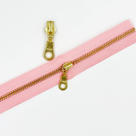 YKK Size 3 Metal Zipper Pulls 8 PCS