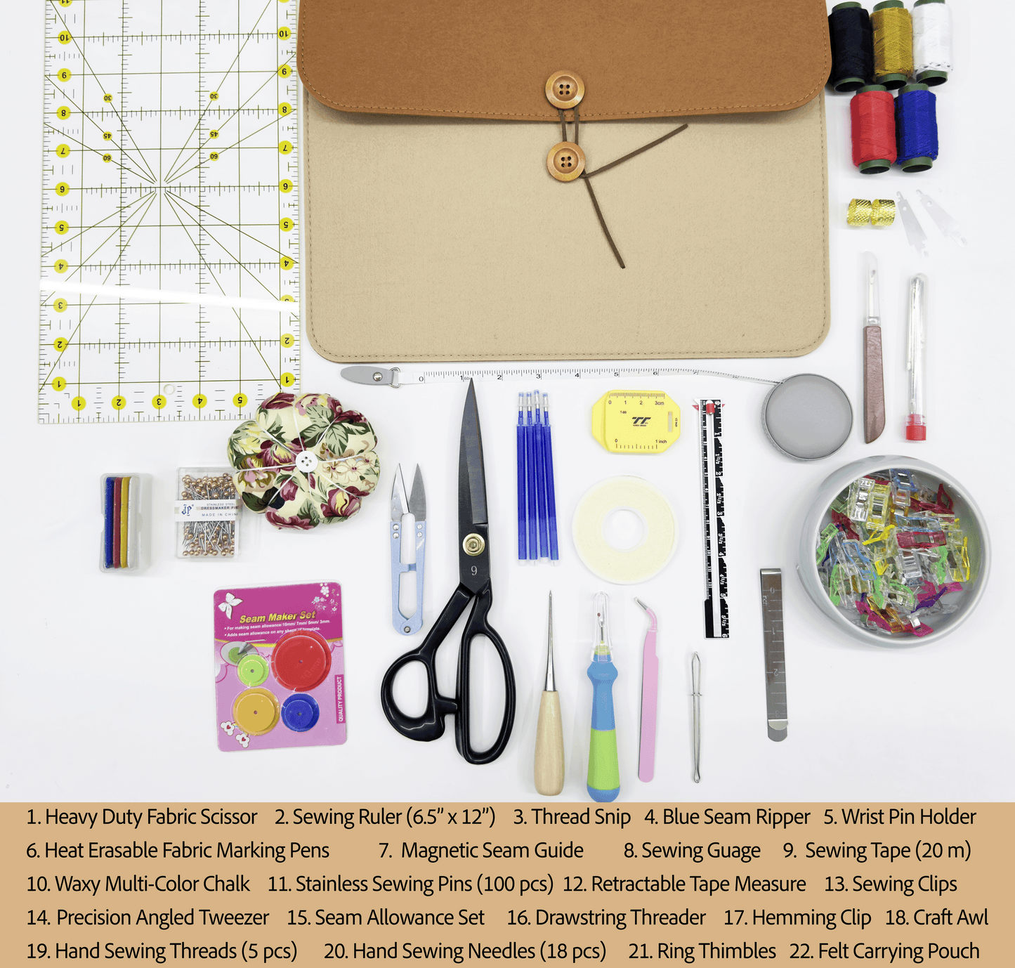 Beginner Sewing Toolkit - 22 Sewing Essentials
