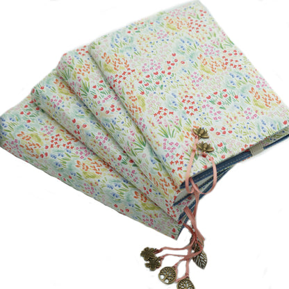 Blurry Garden Book Cover, Fabric Dust Jacket