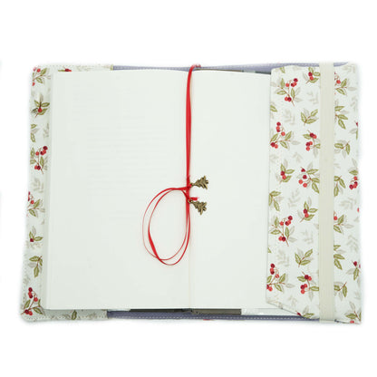 Cornus Book cover,  Fabric Dust Jacket