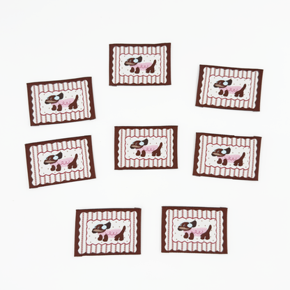 Puppy Woven Labels