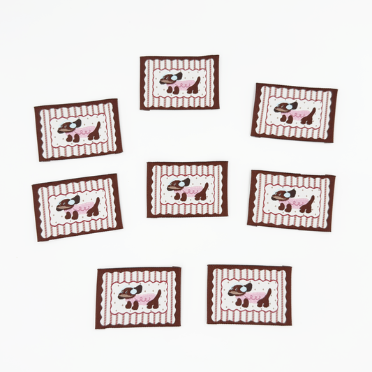 Puppy Woven Labels