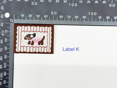 Puppy Woven Labels