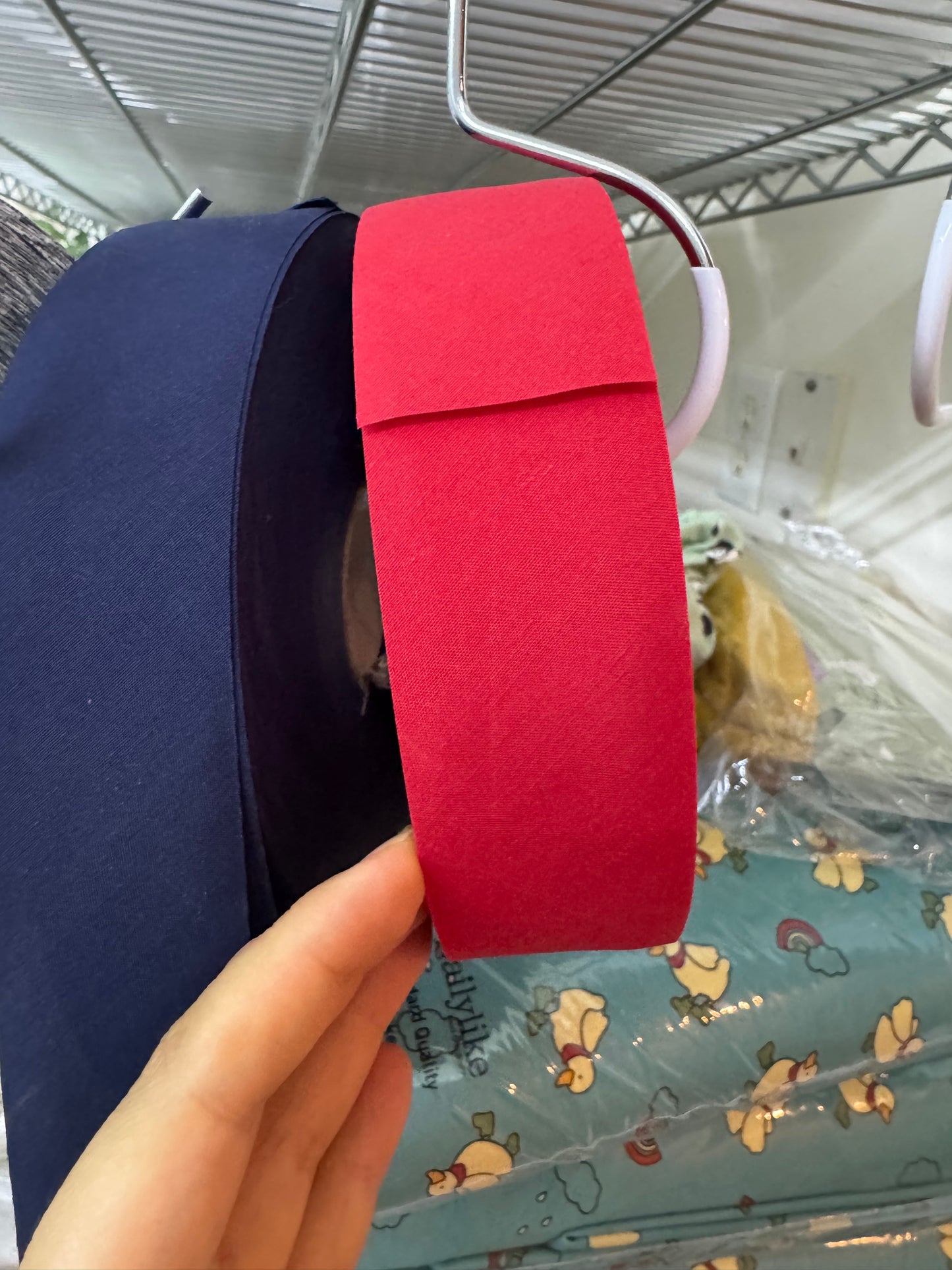 4cm Red Polyester Cotton Bias Tape