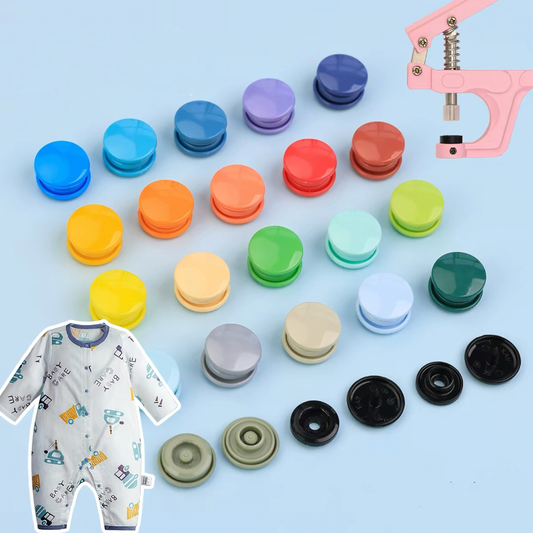 Glossy KAM T5 Plastic Snaps l 20 Sets