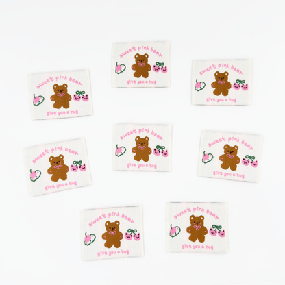 Sweet Bear Woven Labels