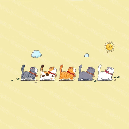 Cat Team Iron On DTF Transfer