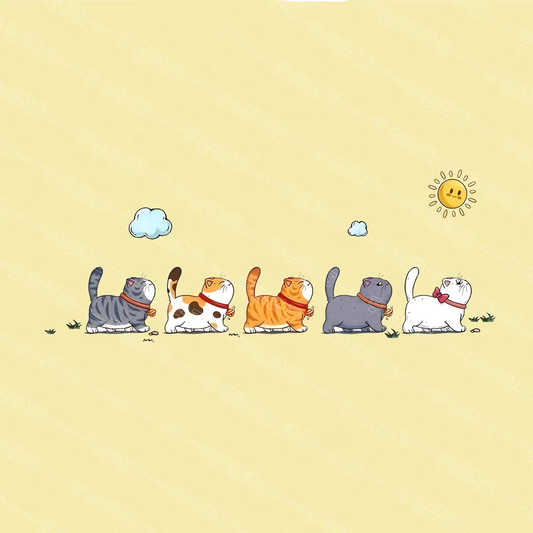 Cat Team Iron On DTF Transfer