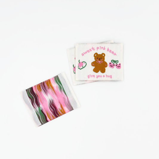 Sweet Bear Woven Labels
