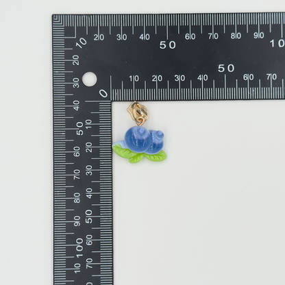 Blueberry Zipper Pulls 4PCS