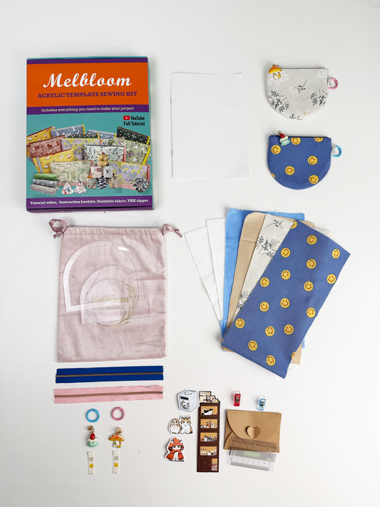 DIY Sewing Kit, Half-Moon Pouch