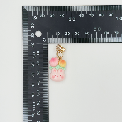 Cute Rabbit Zipper Pulls 4PCS