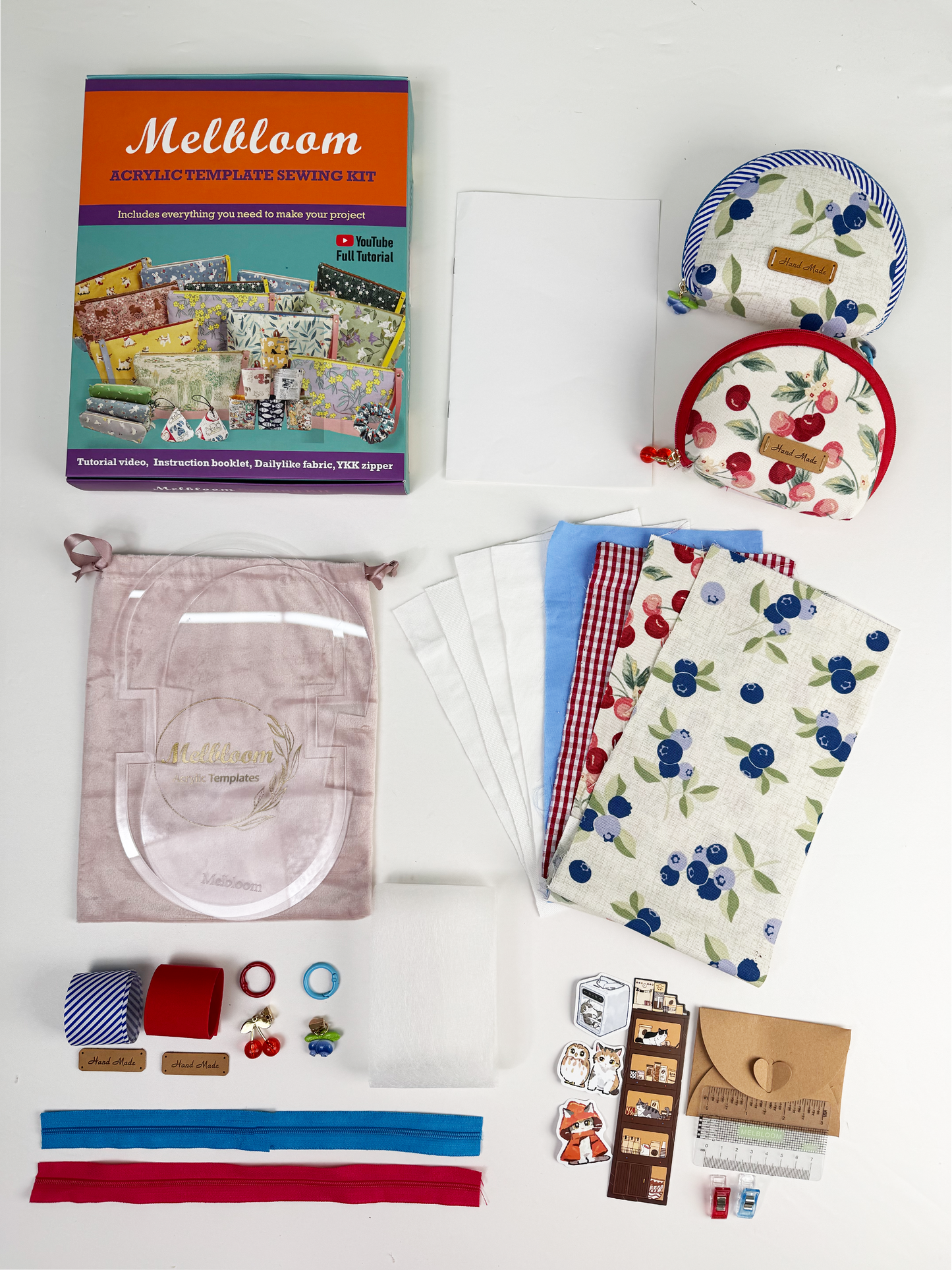 DIY Sewing Kit, Shell Pouch