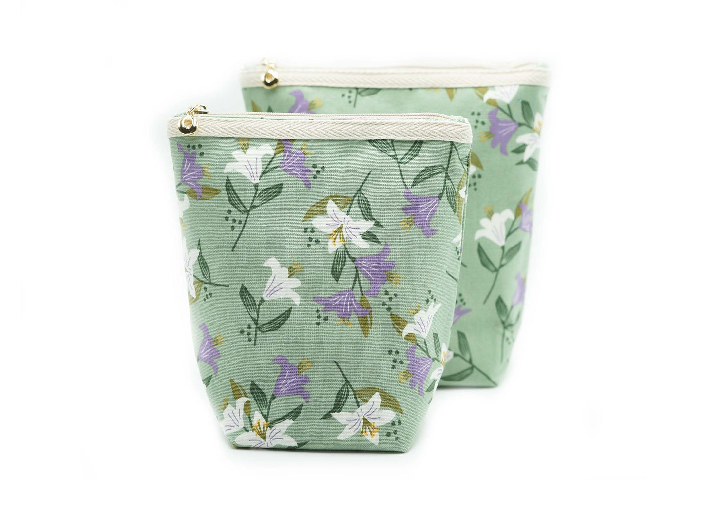 Madonna Lily Basic Zipper Pouch, Charger Bag