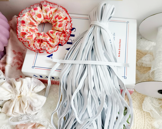White Elastic l 5 Yd, 10 Yd