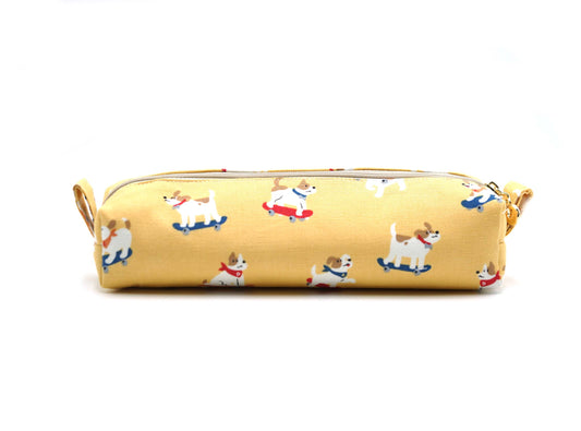 Skating Puppy Pencil Pouch, Pen Case