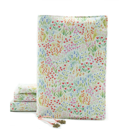 Blurry Garden Book Cover, Fabric Dust Jacket