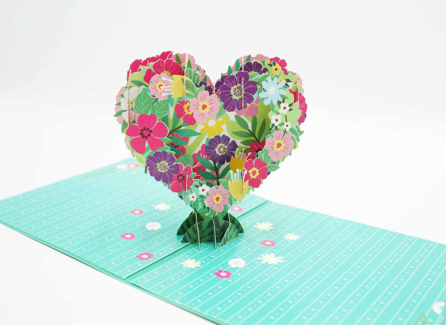 Thank You Pop Up Card, 3D Flower Garland Thank You Gift Card for Parents, Wife, Husband, Doctor, Teacher, Boss, All Occasions