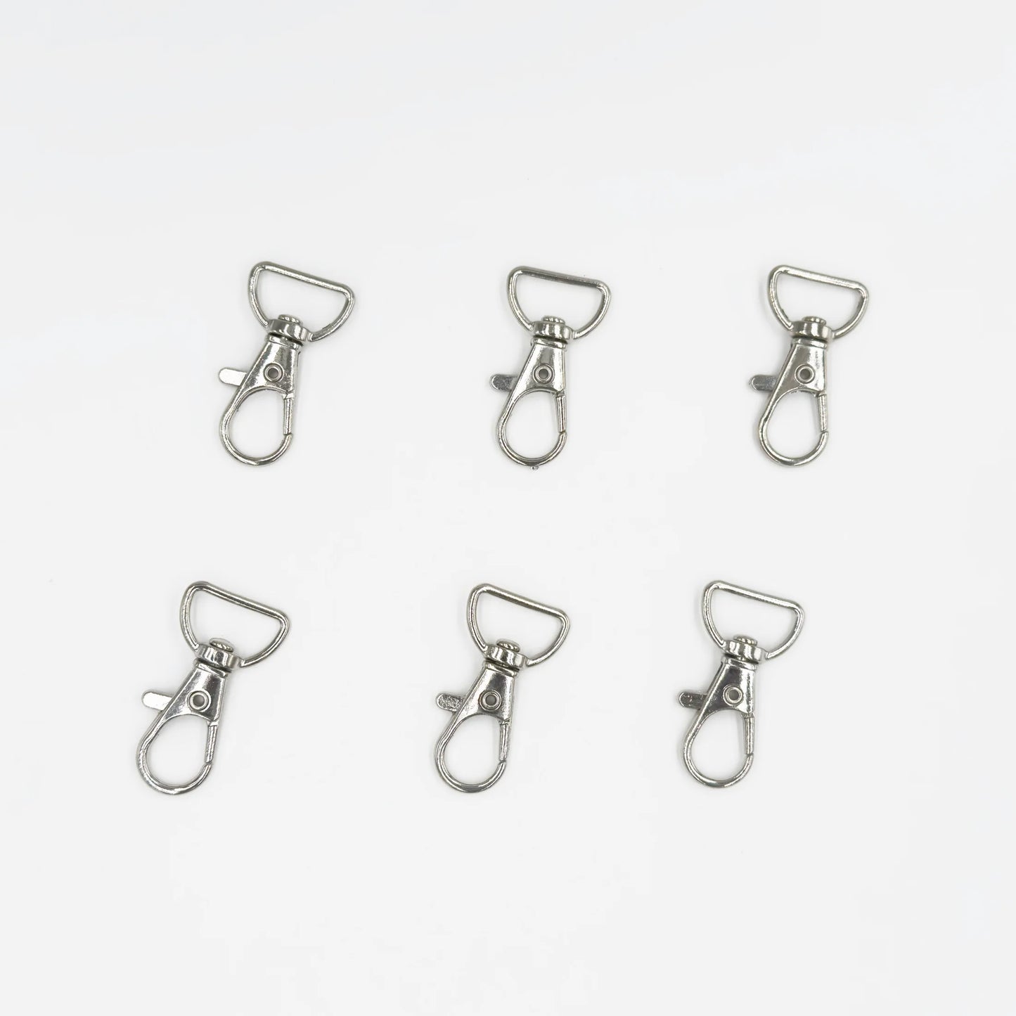 Swivel Lobster Clasp with D Ring l 6PCS