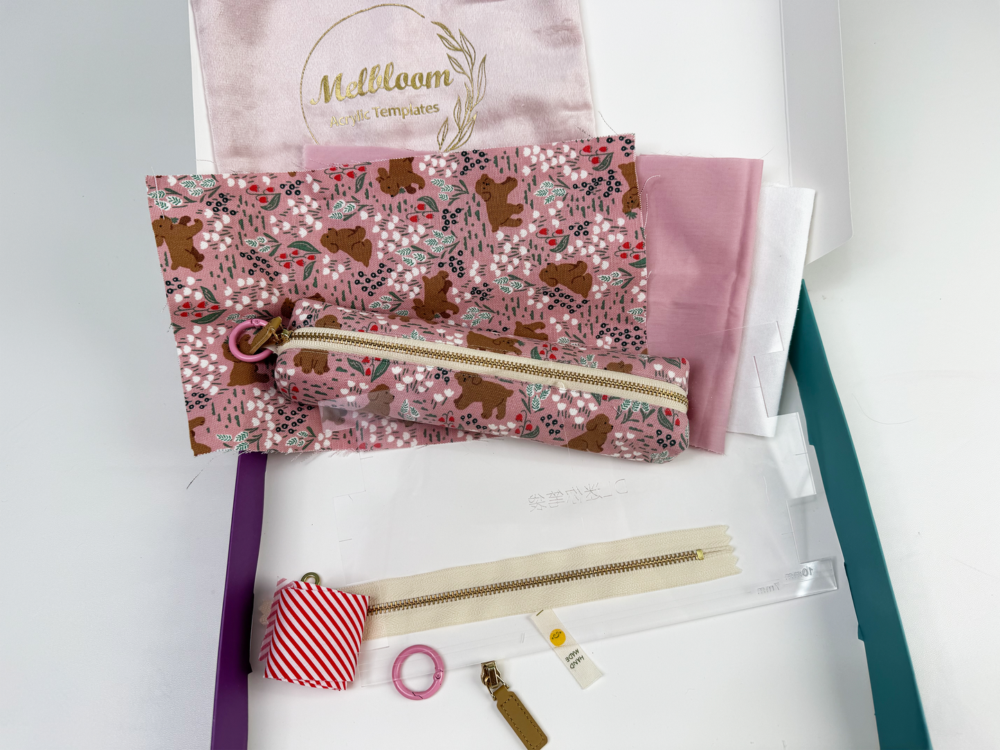 Box-Style Pencil Case -  Acrylic Template