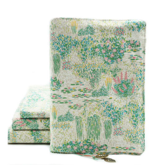 Giverny Book Cover, Fabric Dust Jacket