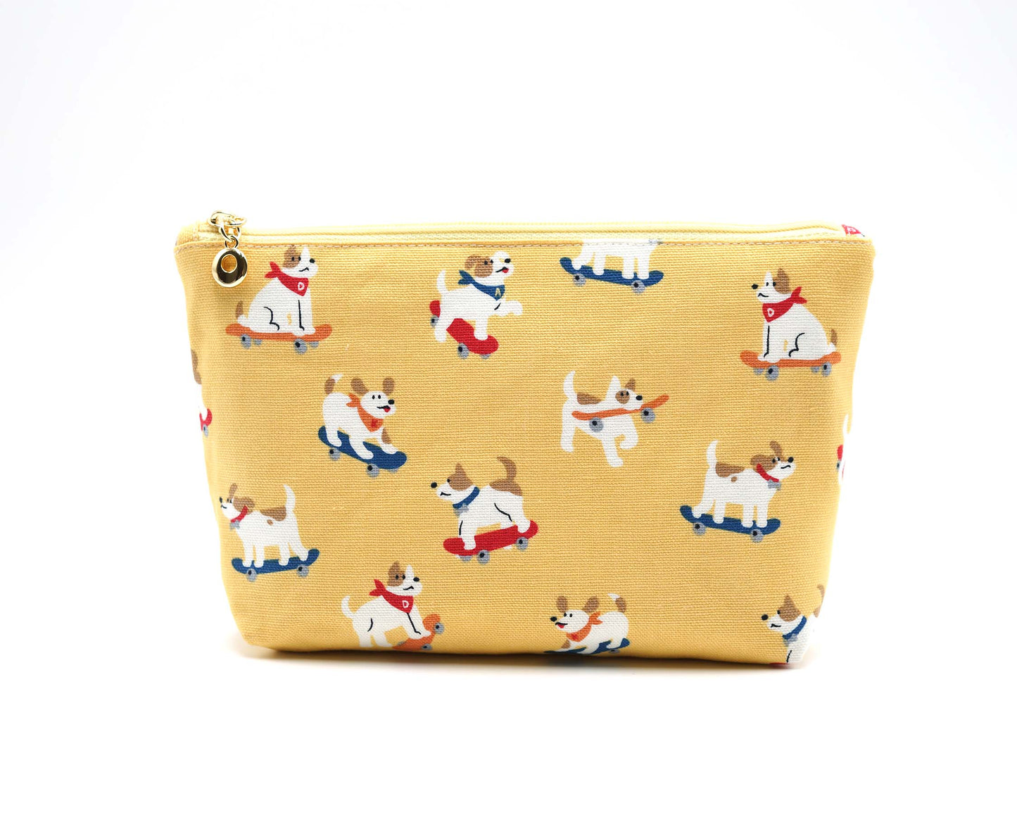 Skating Puppy Zipper Pouch