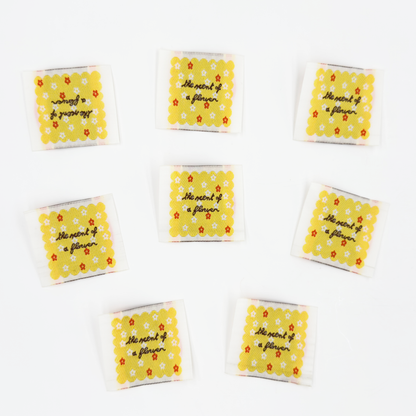 Scent of Flower Woven Labels