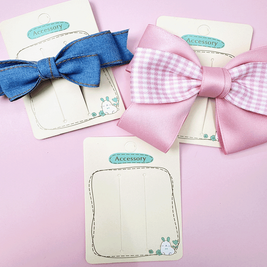 Kraft Paper Hair Clip Display Cards