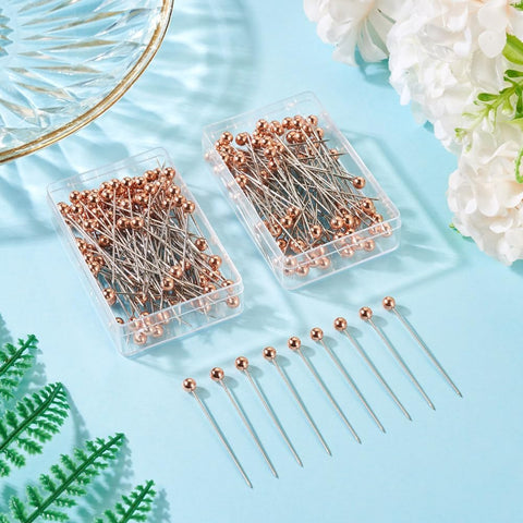 100Pcs Stainless Steel Ball Positioning Head Pins