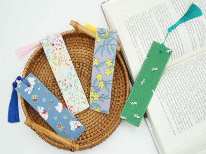 Happy Dog Fabric Bookmark