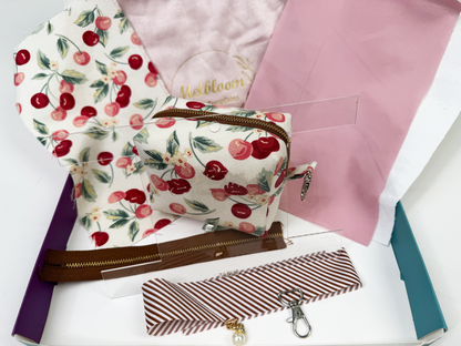 DIY Sewing Kit, Cube Zipper Pouch