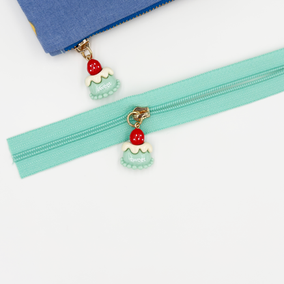 Sweet Cake Zipper Pulls 4PCS