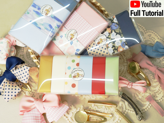 Hair Bow Making Kit - Dot Ribbon