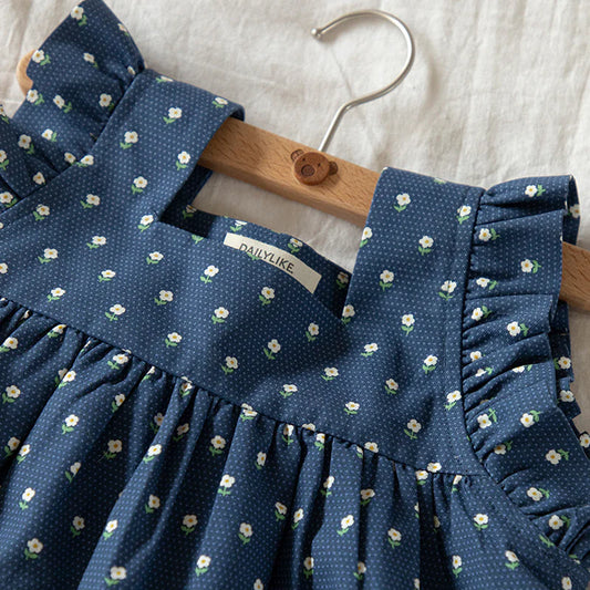100% Cotton Oxford Vintage Flower 60" Wide