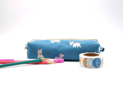 Shy Dog Pencil Pouch, Pen Case