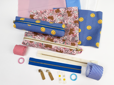 Pencil Pouch Sewing Kit - Set of 2 Pouches