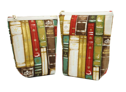 Library Books Basic Zipper Pouch, Charger Bag