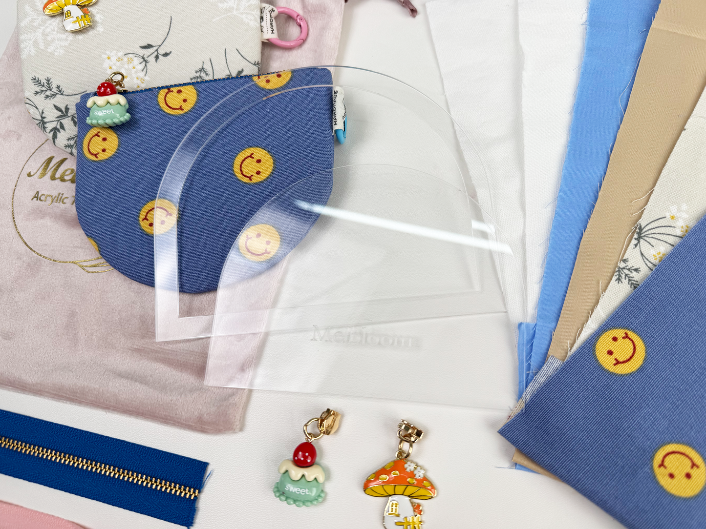 DIY Sewing Kit, Half-Moon Pouch