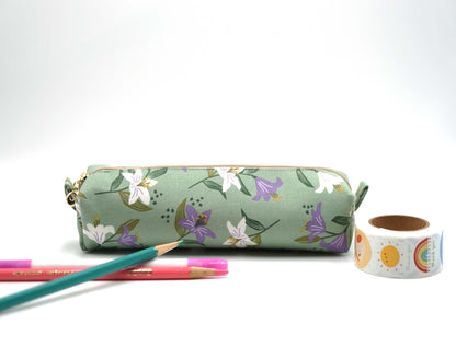 Madonna Lily Pencil Pouch, Pen Case