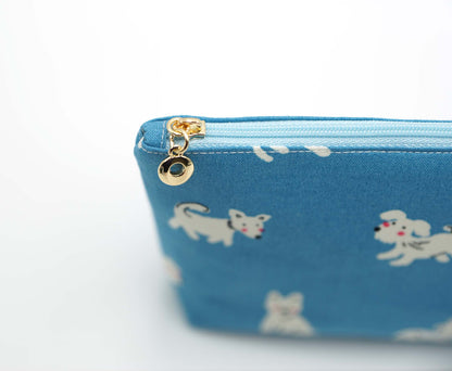 Shy Dog Zipper Pouch