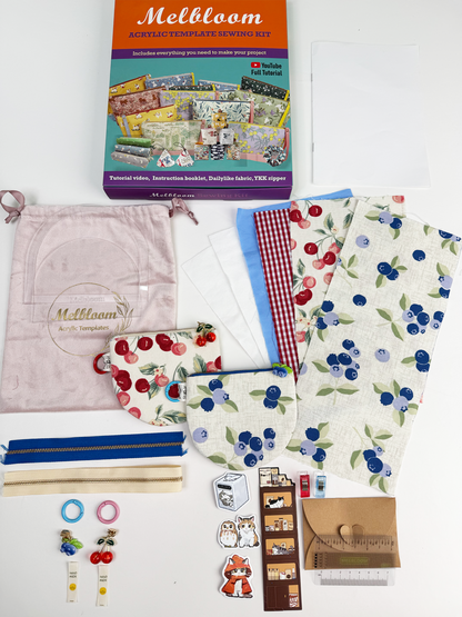 DIY Sewing Kit, Half-Moon Pouch