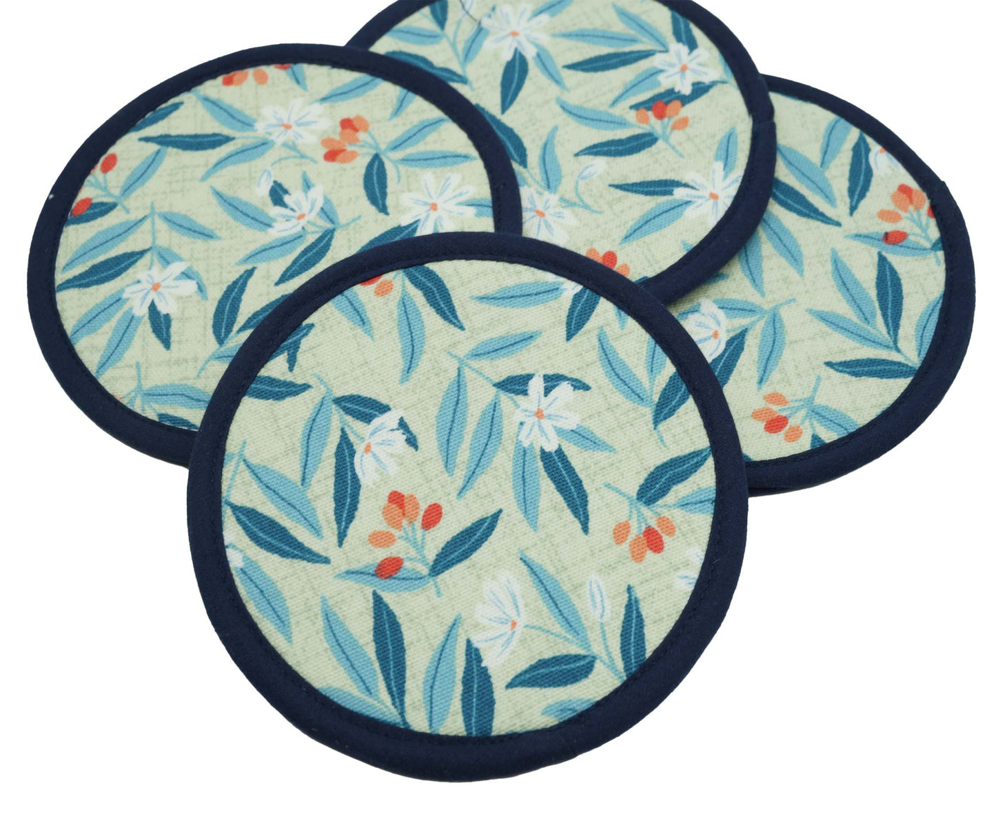 Purity Round Fabric Coasters Set