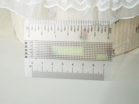 The Credit Card-sized Measuring Ruler - Mini Sewing Gauge- FREE shipping